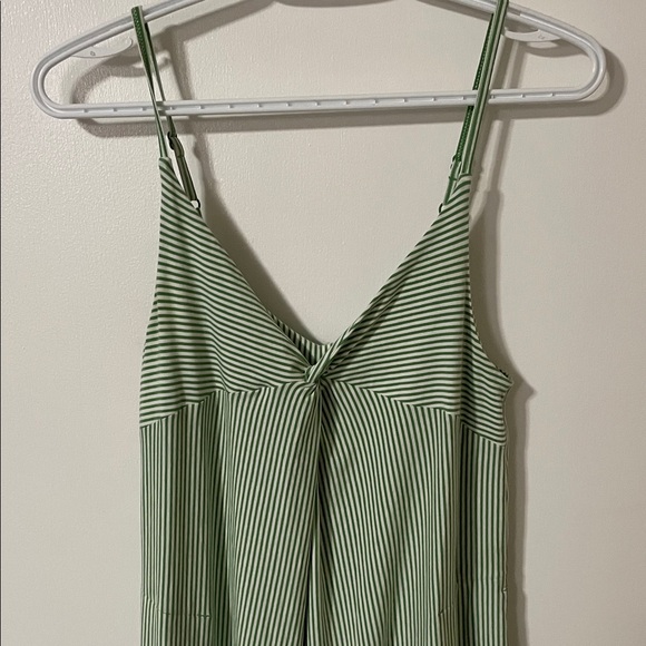 Kit and Ace Green Striped Midi Dress Size XS - Picture 2 of 10